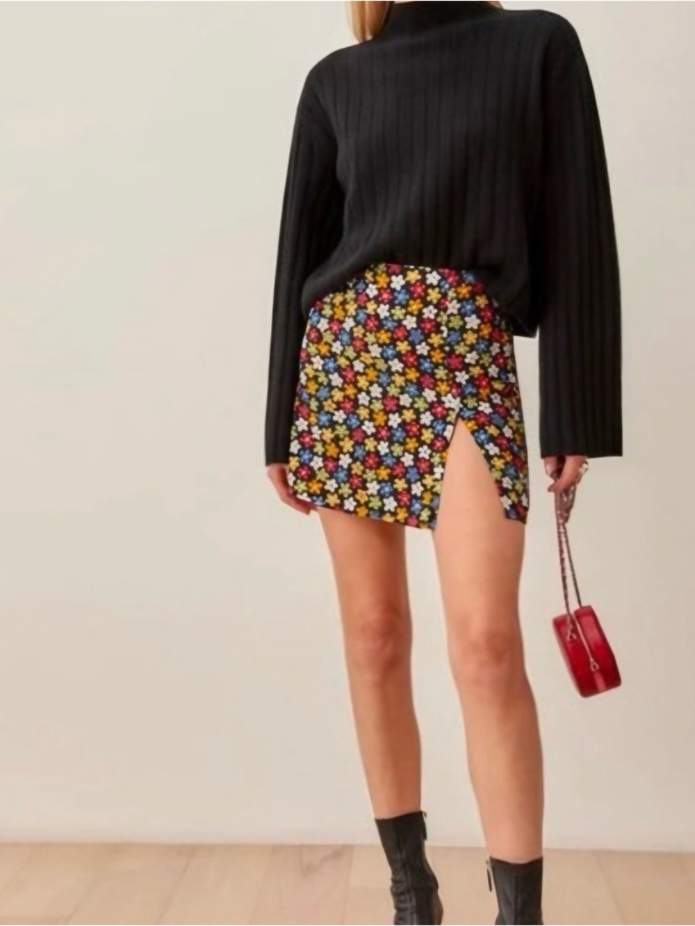 Reformation Margot Mini Skirt - Danica Floral - Size 2
